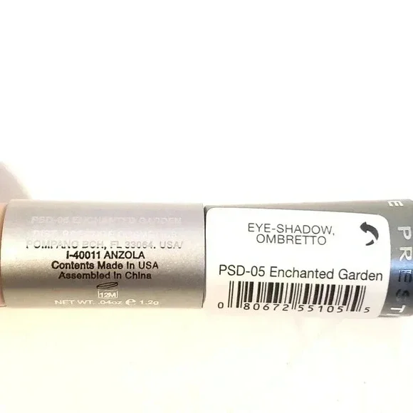 Prestige Let Loose Shimmering Shadow Duo Enchanted Garden Green Cream New MM1 - Picture 3 of 4